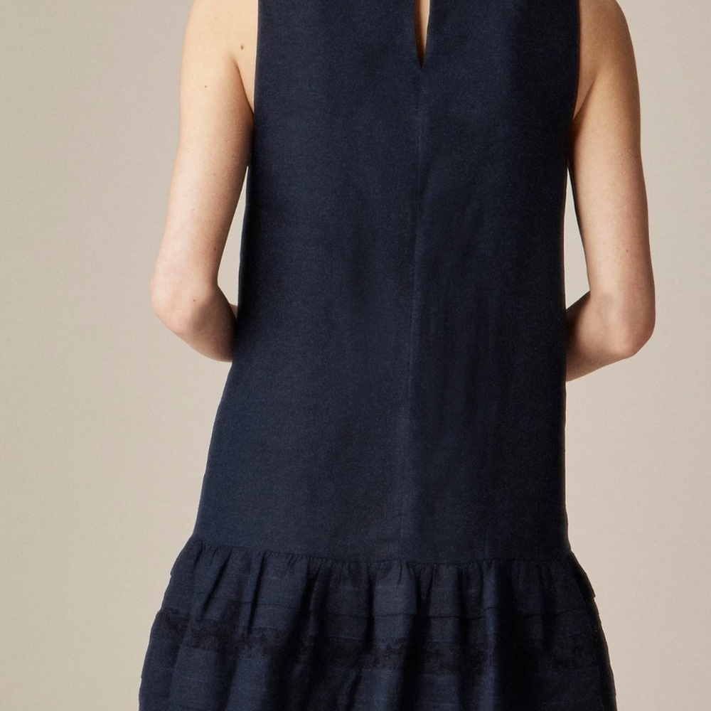 Elegant Navy  Dress J.Crew - Picture 3 of 4